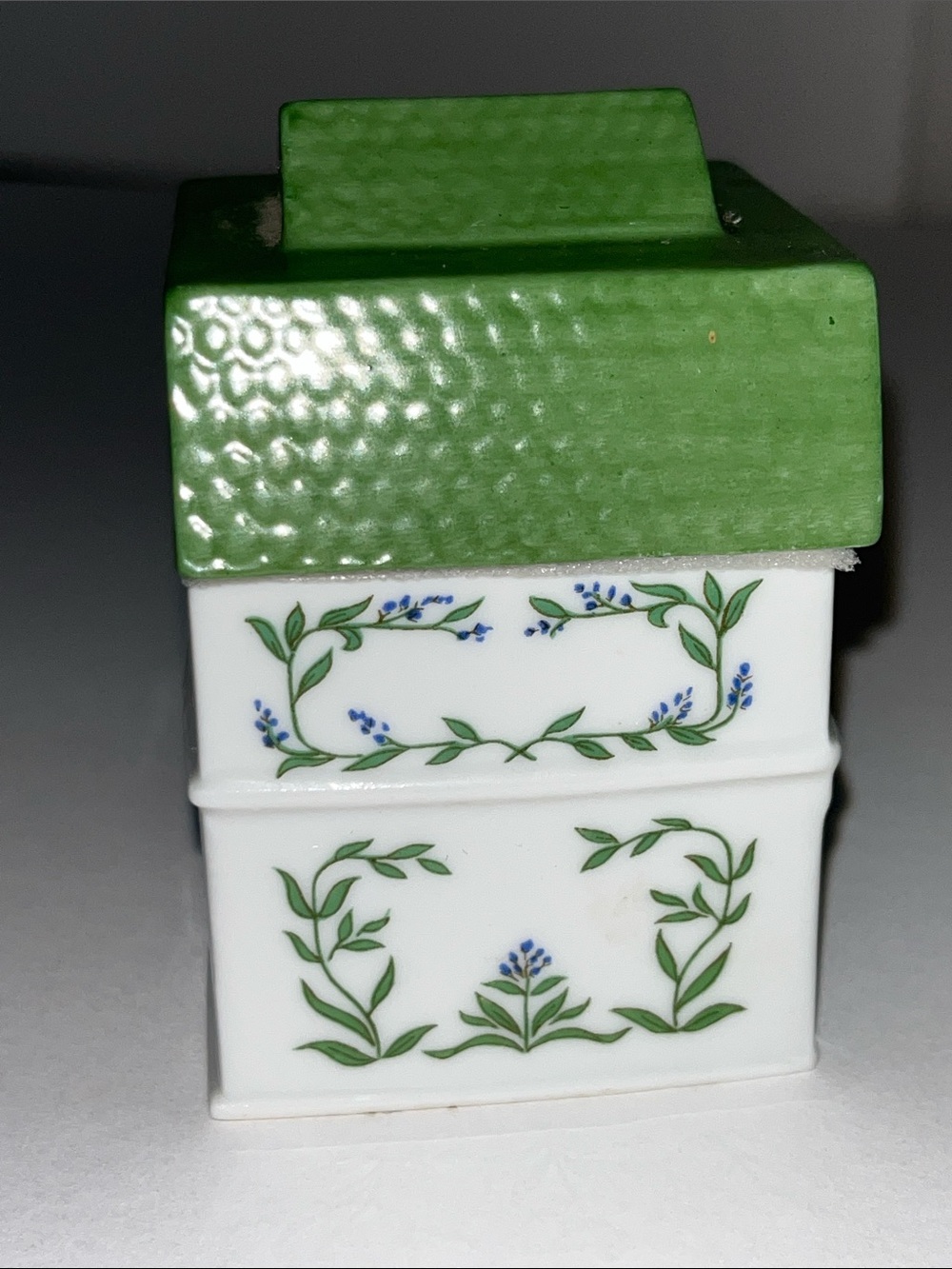 Lenox Tarragon Spice Jar House in Green, White, Purple, Blue - Picture 4 of 9